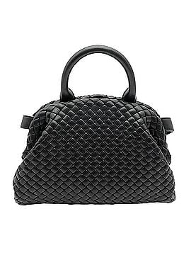 Bottega Veneta BOTTEGA VENETA Bottega Veneta Handle Clasp Shoulder Bag 651556 Lambskin Leather Black Women's (view 1)