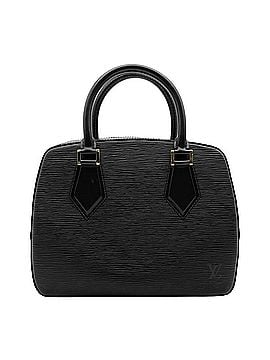 Louis Vuitton LOUIS VUITTON Louis Vuitton Pont Neuf Handbag Mini Boston Noir Epi Leather M52052 Black Women's (view 1)