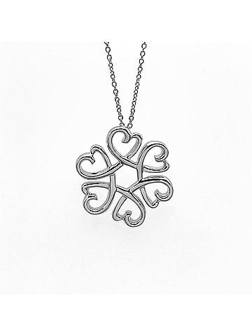 Tiffany & Co. TIFFANY&amp;Co. Tiffany Loving Heart Medallion Necklace Pendant Paloma Picasso SV925 Men's Women's (view 2)