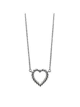 Tiffany & Co. TIFFANY&amp;Co. Tiffany Twist Heart Necklace Pendant, SV925, Women's (view 1)