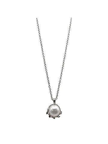 Tiffany & Co. TIFFANY&amp;Co. Tiffany Olive Leaf Paloma Picasso Necklace Pendant SV925 Pearl Women's (view 1)