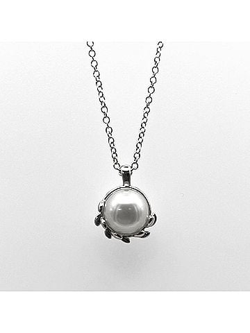 Tiffany & Co. TIFFANY&amp;Co. Tiffany Olive Leaf Paloma Picasso Necklace Pendant SV925 Pearl Women's (view 2)