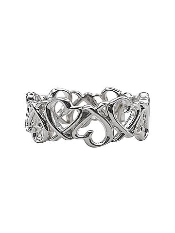 Tiffany & Co. TIFFANY&amp;Co. Tiffany Loving Heart Band Ring - Paloma Picasso Design SV925 7782 Silver Men's &amp; Women's (view 1)