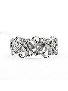 Tiffany & Co. TIFFANY&amp;Co. Tiffany Loving Heart Band Ring - Paloma Picasso Design SV925 7782 Silver Men's &amp; Women's (view 2)