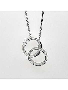 Tiffany & Co. TIFFANY&amp;Co. Tiffany 1837 Interlocking Circle Pendant Necklace SV925 Women's (view 2)