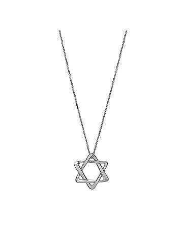 Tiffany & Co. TIFFANY&amp;Co. Tiffany Star of David Necklace Pendant, Star, SV925, Men's &amp; Women's (view 1)