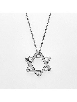 Tiffany & Co. TIFFANY&amp;Co. Tiffany Star of David Necklace Pendant, Star, SV925, Men's &amp; Women's (view 2)
