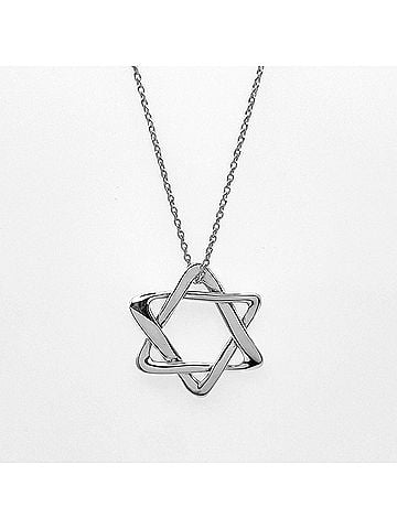 Tiffany & Co. TIFFANY&amp;Co. Tiffany Star of David Necklace Pendant, Star, SV925, Men's &amp; Women's (view 2)