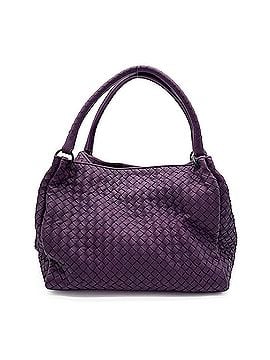 Bottega Veneta BOTTEGA VENETA Parachute Handbag, Intrecciato Lambskin Leather, Purple, Men's &amp; Women's. (view 2)