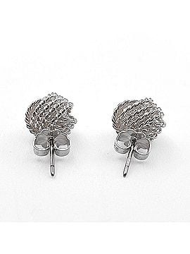 Tiffany & Co. TIFFANY&amp;Co. Tiffany Somerset Twist Knot Stud Earrings Mesh SV925 Women's (view 2)