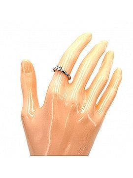 Tiffany & Co. Tiffany &amp; Co. Lucida Ring for Women, Jewelry, Accessory, Engraved with Initials, Pt950 Platinum, 0.27ct Diamond, Approx. 3.2g (view 2)