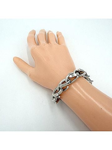 Tiffany & Co. Tiffany &amp; Co. Forge Large Link Bracelet for Women, Jewelry Accessory, Sterling Silver 925, Approx. 73.0g (view 2)