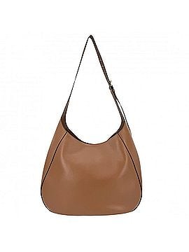 Prada Prada shoulder bag for women, featuring a triangle logo, can be worn across the or body. PRADA 1BC181, leather, brown, gold hardware. (view 2)