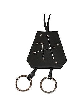 Hermès HERMES Hermes Keyring Charm Clochette Necklace Leather Black Men's (view 2)