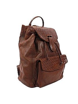 Bottega Veneta BOTTEGA VENETA Intrecciato Backpack, Leather, Brown, Men's &amp; Women's (view 2)