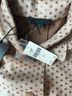 Anthropologie 100% Polyester Print Tan Ivory Jacket Size XS - photo 5