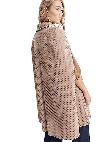 Anthropologie Monarc Gina Suedes Cape Jacket Jacket (view 2)