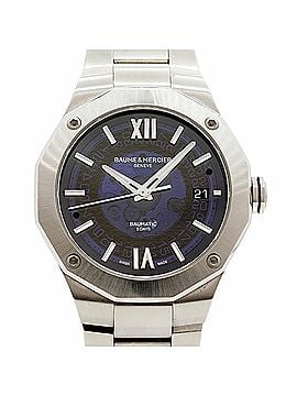 BAUME & MERCIER Baume &amp; Mercier Riviera Baumatic M0A10616 Navy Dial Men's Watch (view 1)