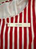 Araks Stripes Red White One Piece Swimsuit Size L - photo 3