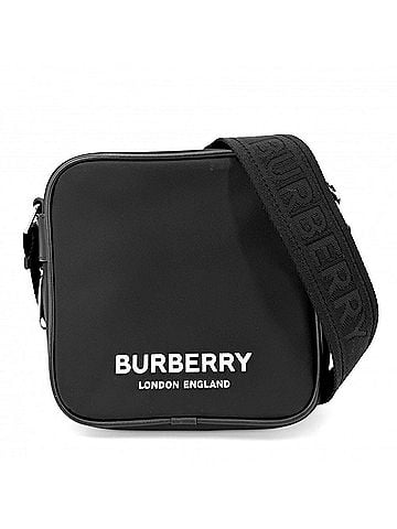 Burberry Burberry Paddy Crossbody Bag for Women, Square Shape, Shoulder Bag, BURBERRY 8066111, Nylon Leather, Black, Silver Hardware (view 1)