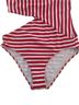 Araks Stripes Red White One Piece Swimsuit Size L - photo 2