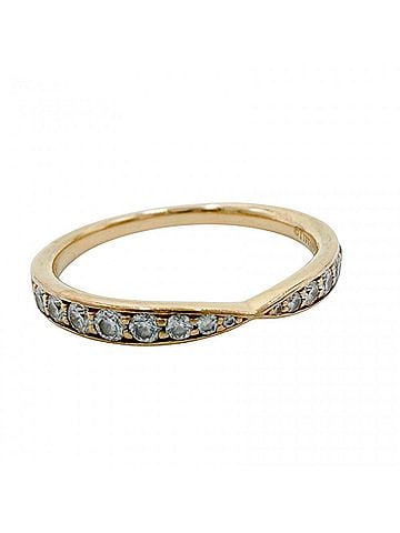 Tiffany & Co. Tiffany &amp; Co. Harmony Band Ring for Women, Half Eternity Ring, 18K Yellow Gold (Au750), Diamonds, Approx. 1.8g (view 1)
