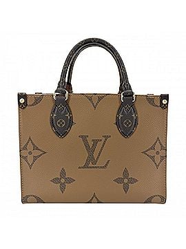 Louis Vuitton Louis Vuitton Women's Monogram Reverse OnTheGo PM Handbag/Shoulder Bag (M46373) Brown with Gold Hardware (view 2)
