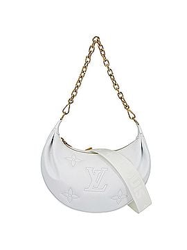 Louis Vuitton Louis Vuitton Women's Monogram Over the Moon Shoulder Bag Handbag Bubblegram LOUIS VUITTON M59959 Leather White Gold Hardware (view 1)