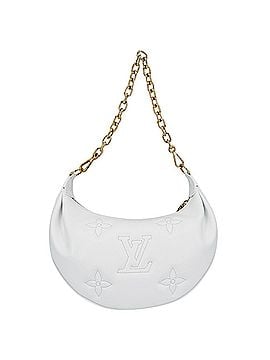 Louis Vuitton Louis Vuitton Women's Monogram Over the Moon Shoulder Bag Handbag Bubblegram LOUIS VUITTON M59959 Leather White Gold Hardware (view 2)