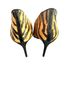 Michael Kors Animal Print Black Orange Yellow Heels Size 9 - photo 2