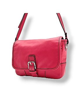 Coach Coach Hadley Leather Field Pink Crossbody Bag for Women (S76) (view 1)