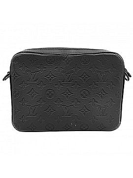 Louis Vuitton Louis Vuitton Men's Monogram Shadow Trio Messenger Shoulder Bag, Black, M26713, Noir (Black Hardware) (view 2)
