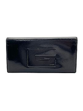 Gucci Gucci Long Wallet, Patent Leather, Embossed G Logo, Black, Women's/Men's, W3 (view 2)