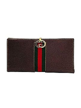 Gucci Gucci Old Sherry Line Long Wallet Leather Brown Men's Women's W3 (view 2)