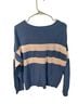 American Eagle Outfitters Stripes Blue White Pullover Sweater Size M - photo 2