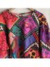 FARM Rio 100% Cotton Floral Graphic Multi Color Sweatshirt Size M - photo 5