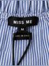 Miss Me Stripes Blue Red T-Shirt Size M - photo 3