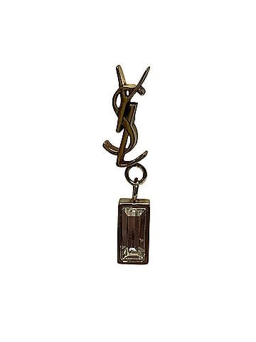 Yves Saint Laurent Yves Saint Laurent Saint Laurent Cassandra Single Earring (One Earring) - Total Weight 1.2g GP Glass Item Number 746624Y1526 (view 1)