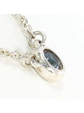 Tiffany & Co. Tiffany &amp; Co. By the Yard Silver Necklace with Aquamarine, Total Weight 1.4g, 42cm, Jewelry (view 2)