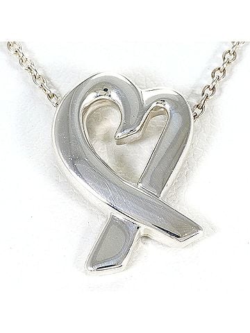 Tiffany & Co. Tiffany &amp; Co. Loving Heart Silver Necklace, Total Weight 2.8g, 41cm, Jewelry (view 1)