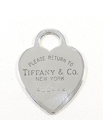 Tiffany & Co. Tiffany &amp; Co. Return to Heart Tag Silver Pendant Top, Total Weight 4.0g, Jewelry (view 1)