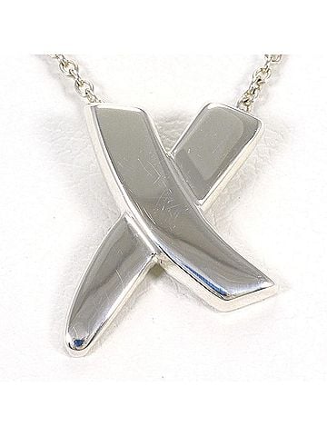 Tiffany & Co. Tiffany &amp; Co. Kiss Silver Necklace, Total Weight 2.8g, 41cm, Jewelry (view 1)