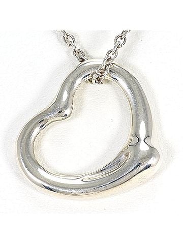 Tiffany & Co. Tiffany &amp; Co. Open Heart Silver Necklace, Total Weight 6.7g, 40cm, Jewelry (view 1)