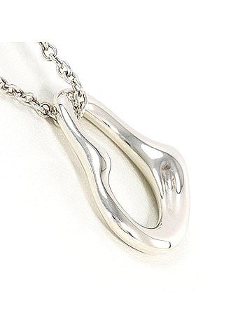 Tiffany & Co. Tiffany &amp; Co. Open Heart Silver Necklace, Total Weight 6.7g, 40cm, Jewelry (view 2)