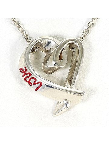 Tiffany & Co. Tiffany &amp; Co. Loving Heart Silver Necklace, Total Weight 2.4g, 41cm, Jewelry (view 1)