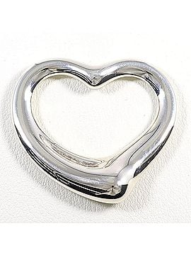 Tiffany & Co. Tiffany &amp; Co. Open Heart Silver Pendant Top, Total Weight 15.3g, Jewelry (view 1)