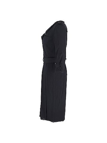 Burberry Burberry Agatha Trench Dress in Black Silk (view 2)