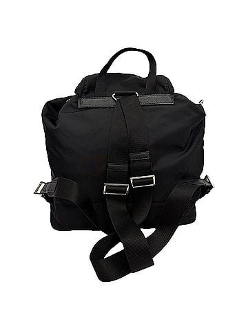 Prada Prada Medium Re-Nylon Backpack in Black Polyamide (view 2)