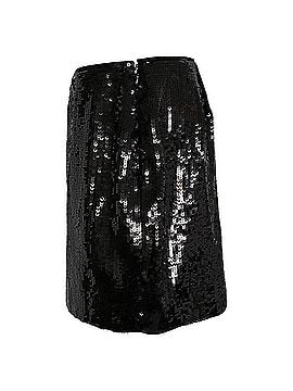 Theory Theory Sequined Mini Skirt in Black Polyester (view 2)