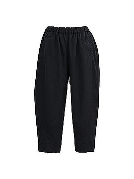 Comme des Garçons Comme Des Garçons Elastic Waistband Trousers in Black Wool (view 1)